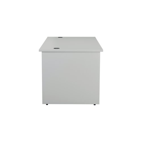 Jemini Rectangular Panel End Desk 1400x800x730mm White KF804437