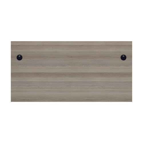 Jemini Rectangular Panel End Desk 1800x800x730mm Grey Oak KF804536