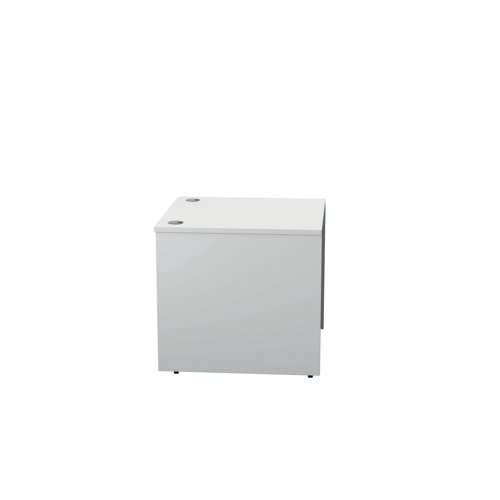 Jemini Reception Modular Straight Unit 800x800x740mm White KF71550 Reception Desks KF71550