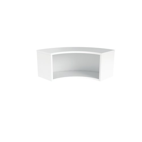 Jemini Reception Modular Corner Riser Unit 800x800x400mm White KF71553 Desk Components KF71553
