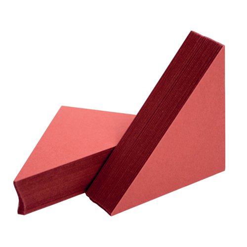 Exacompta Guildhall Legal Corners 315gsm Red (Pack of 100) GLC-RED GH00235 Buy online at Office 5Star or contact us Tel 01594 810081 for assistance