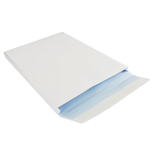 Q-Connect C4 Envelopes Window Gusset Peel and Seal 120gsm White (Pack of 125) KF02891 - KF02891