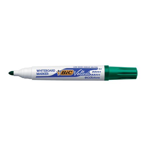 Bic Velleda 1701 Drywipe Marker Green (Pack of 12) 1199170102 - BC06218