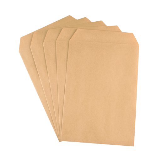 Q-Connect C5 Envelopes Pocket Self Seal 80gsm Manilla (Pack of 500) KF3516 VOW