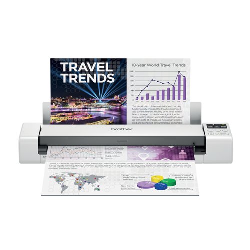Brother DS940W 2-Sided Wireless Portable Document Scanner DS940DWTJ1 - Brother - BA80063 - McArdle Computer and Office Supplies
