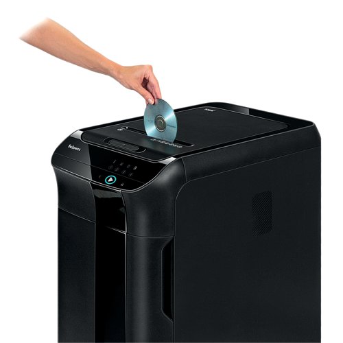 Fellowes Automax 550C Cross Square Cut Shredder (550 sheet automatic/14 sheet manual ) 4963101 BB73048 Buy online at Office 5Star or contact us Tel 01594 810081 for assistance