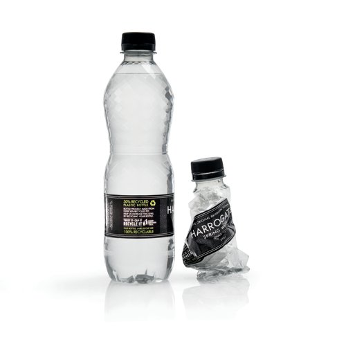 Harrogate Still Spring Water 500ml Plastic Bottle (Pack of 24) P500241S - Danone Ltd - HSW35105 - McArdle Computer and Office Supplies