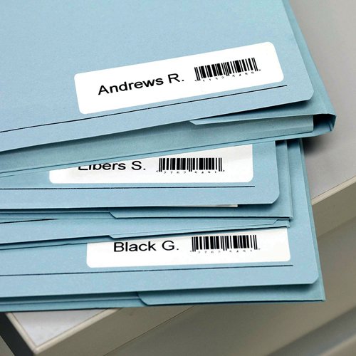 This roll of return address labels is suitable for high-speed use with all Dymo LabelWriter printers. You can print anything from a single label to the entire roll at once using the efficient thermal print mechanism - no ink required. The self-adhesive backing makes it easy to secure labels to almost any surface. These labels help with organisation and prevent the loss of important packages. This pack contains 500 high quality paper labels.