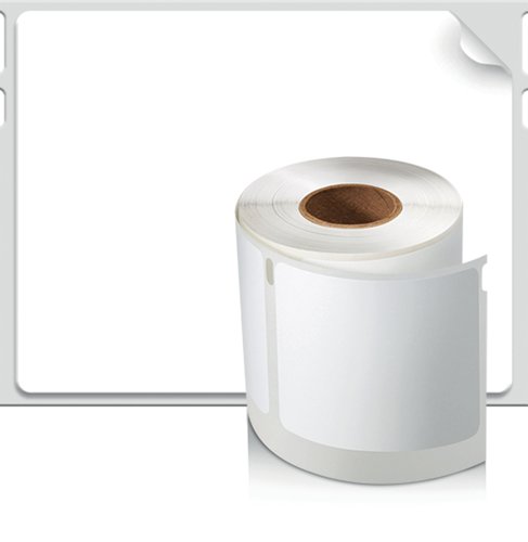 This roll of multipurpose labels is suitable for high-speed use with all Dymo LabelWriter printers, printing anything from a single label to the entire roll at once with the efficient thermal print mechanism. The self-adhesive backing makes it easy to secure labels to almost any surface. Suitable for use on all envelopes and packages or creating professional name badges. This pack contains 320 high quality paper labels.