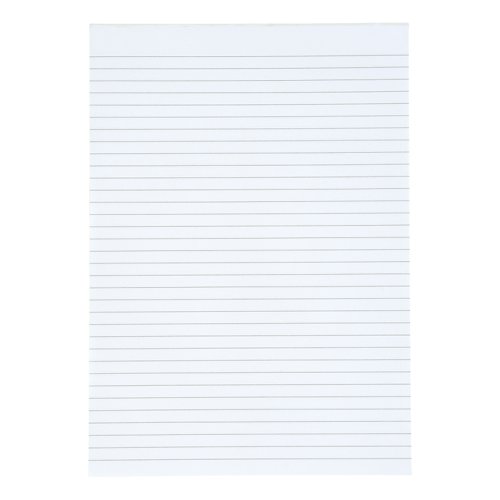 5 Star Value Memo Pad Headbound 60gsm Ruled 160pp A4 White Paper (Pack of 10)