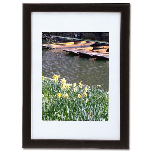 5 Star Facilities Snap Picture or Certificate Frame Back-loading A4 297x210mm Black