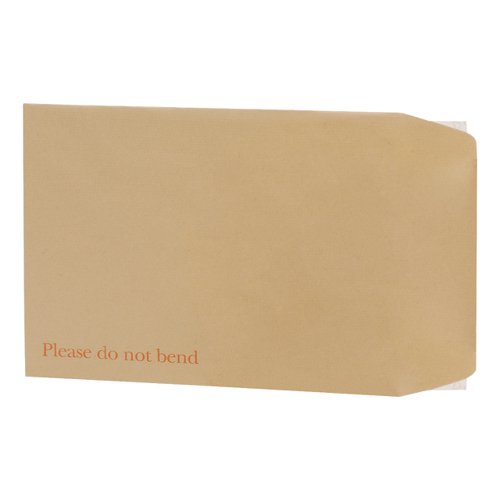 5 Star Office Envelopes Recycled Board Backed Hot Melt Peel/Seal 240x165mm Manilla (Pack of 125)