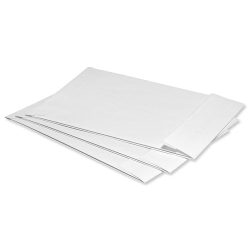 5 Star Office Envelopes Peel And Seal Window Gusset 25mm 120gsm C4 324x229x25mm White Pack Of 125