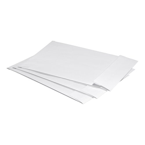 5 Star Office Envelopes C4 Gusset 25mm Peel and Seal 120gsm White (Pack of 125)