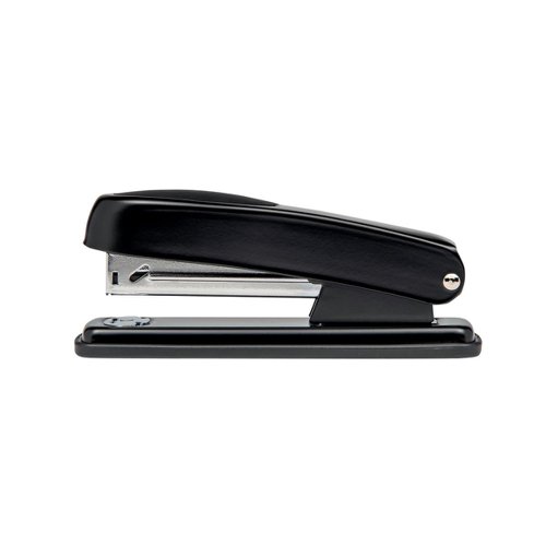 5 Star Office Metal Half Strip Stapler Soft Grip 20 Sheet Capacity Takes 26/6 Staples Black