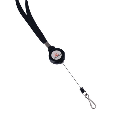 Buy Announce Textile Lanyard with Badge Reel (Pack of 10) AA03627