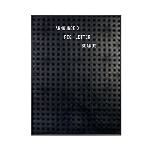 Announce Peg Letter Board 463x615mm 1/ECON-3/VC/EC-KIT692 Letter Boards AA03910