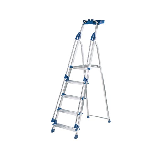 Werner Blue Seal 5 Tread Professional Aluminium Step Ladder 7050518 Steps ABR10505