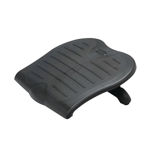 This Kensington SoleSaver Footrest features a non-slip, massage surface designed for comfort by helping to reduce pressure on the lower back. The footrest is height adjustable from 100mm to 145mm, with 3 tilt options of 10, 15 or 20 degrees with a platform size ofize of 450 x 350mm.