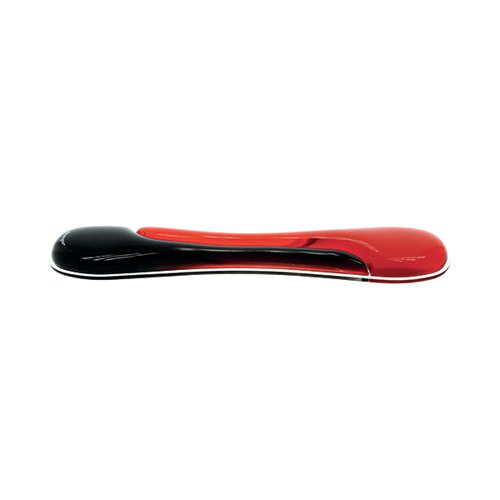 Kensington Duo Gel Keyboard Wrist Rest 240x182x25mm Black/Red 62398