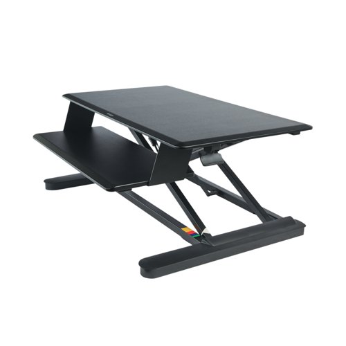 The Kensington Smartfit Sit Stand Desk provides an efficient and safe way to convert your desk into a healthy sit-stand workstation using a convenient desk-on-desk design. Strong and stable at any height, while using a pneumatic lift to effortlessly raise and lower your workspace within a space-saving footprint, it delivers optimal productivity and ergonomic support.