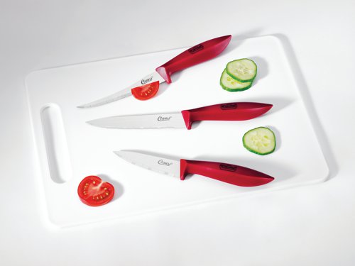 Clauss 3-Piece Paring Vegetable and Utility Kitchen Knife Set CL-80000 - Acme United Coporation - ACM80100 - McArdle Computer and Office Supplies