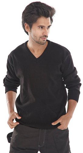 Beeswift Click Acrylic V-Neck Military Style Security Sweater Fleeces, Sweatshirts & Jumpers BSW00666