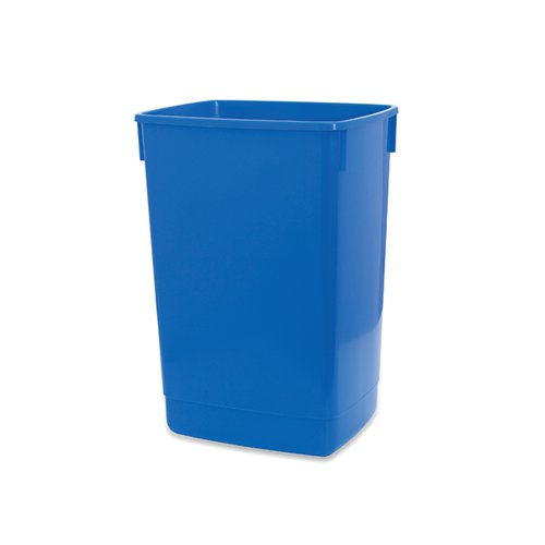 This plastic bin base forms part of the Addis 60 Litre Flip Top Bin. Combine with the flip top bin lid AG13886 to form the complete unit. The plastic construction is sturdy and wipes clean easily for hygienic use. This bin base comes in blue.