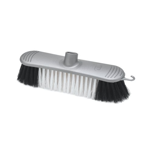 When combined with the Addis Broom Handle, the Addis Soft Broom Head makes an economical and effective cleaning broom. The ergonomically angled head makes it easier to manoeuvre into tight corners for thorough cleaning, while the rounded edges ensure your walls and skirting boards will not get damaged. Combined, the broom is useful for any kind of retail or warehouse environment that requires regular sweeping of smooth surfaces.