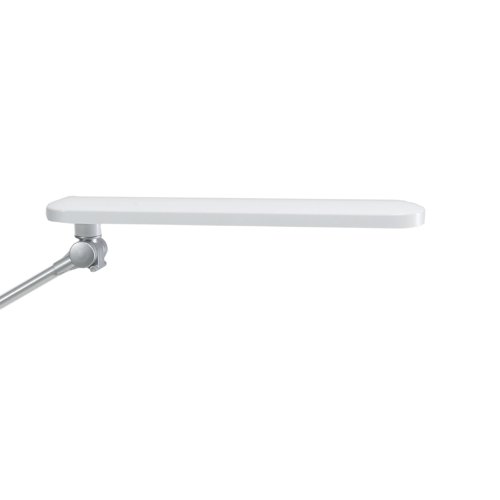 Featuring an articulated double arm and an adjustable head to provide maximum flexibility, the Alba Trek LED Desk Lamp is an ideal staple for your workstation. The 6W bulb provides powerful enough lighting alone to aid you in completing office tasks, and boasts an average lifetime of over 25,000 hours, meaning this is a lamp that you can rely on long term. The Alba Trek LED Desk Lamp also features an 'A' energy efficiency rating, meaning that choosing this product will just help you and the environment.