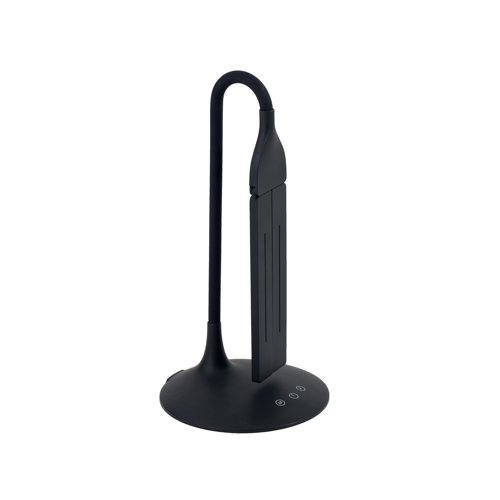 Alba Nomad Two Head Desk Lamp Black LEDTWIN N - Alba - ALB01578 - McArdle Computer and Office Supplies