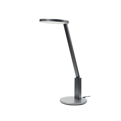 Alba Smart LED Desk Lamp with 5 Brightness Functions Metallic Grey LEDTECH N