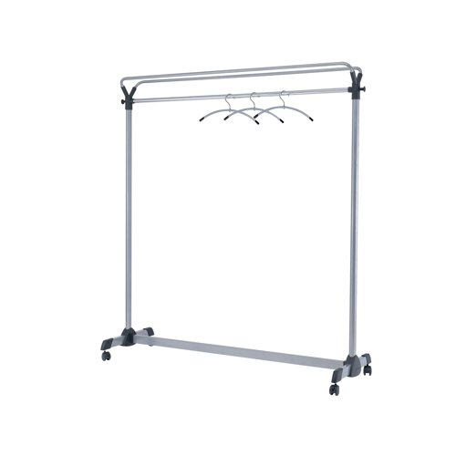 These modern and smart metal coat hangers sport a curved shape that looks stylish and will also ensure the care of your clothes. Pair with the Alba Garment Coat Rack in reception areas or meetings rooms. This pack includes 6 metal coat hangers.