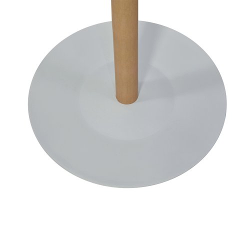 Alba Coat Stand 350x350x1750mm Beech/White ALB90566 ALB90566 Buy online at Office 5Star or contact us Tel 01594 810081 for assistance