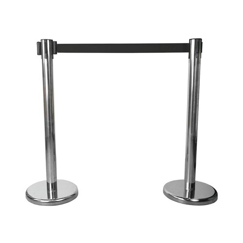 Stewart Superior Economy Flexi Barrier Stand and Base Chrome AN800003 AN800003 Buy online at Office 5Star or contact us Tel 01594 810081 for assistance