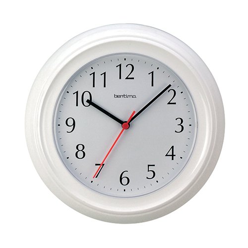 Acctim Wycombe Wall Clock White 21412 ANG21412 Buy online at Office 5Star or contact us Tel 01594 810081 for assistance