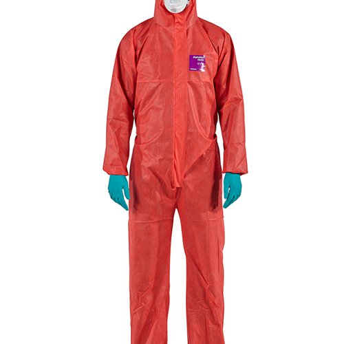 The Ansell Alpha-Tec 1500 Coverall provides comfortable protection from hazardous particulates in general industrial environments. Breathable, SMS material, type 5/6 protection. Proven to filter 100% of particles >3 microns (Kaken particle penetration test). Air and water vapour permeable (breathable) to help reduce the risk of heat stress. Silicone Free; critical in spray painting applications. Optimised body fit for wearer comfort and safety with elasticated hood, wrists, waist and ankles. 2-way front zipper with re-sealable storm flap. Complies with EN ISO 13982-1:2004+A1:2010 EN 13034:2005+A1:2009 EN 1073-2:2002.