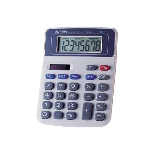 Aurora Desktop Calculator 8-digit DT210