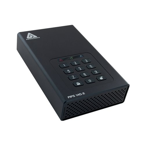 Apricorn Aegis Padlock DT 256-Bit AES-XTS Encryption External Hard Drive 4TB ADT3PL256F4000EM