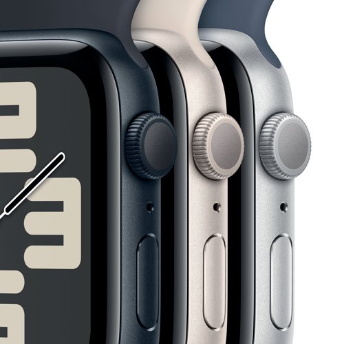 Apple Watch SE 2022 OLED Touchscreen 32GB Wi-Fi GPS 44mm Medium/Large MR9Y3QA/A Apple Inc.