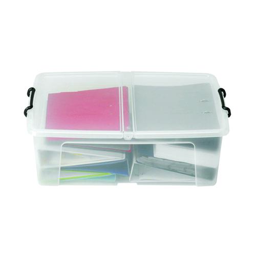 Strata 50L Smart Box with Lid Clear HW675