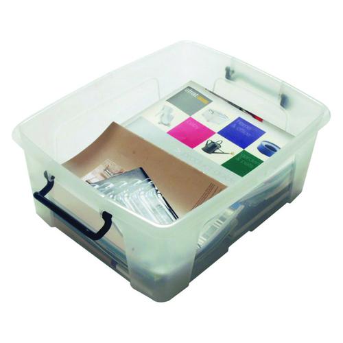 Strata Smart Box 24 Litre Clear (395 x 500 x 190mm) HW673