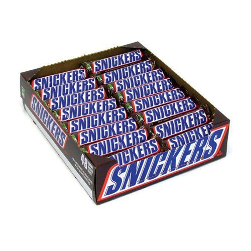 Mars 48g Snickers No artificial colours flavours or preservatives (Pack of 48) 0401057