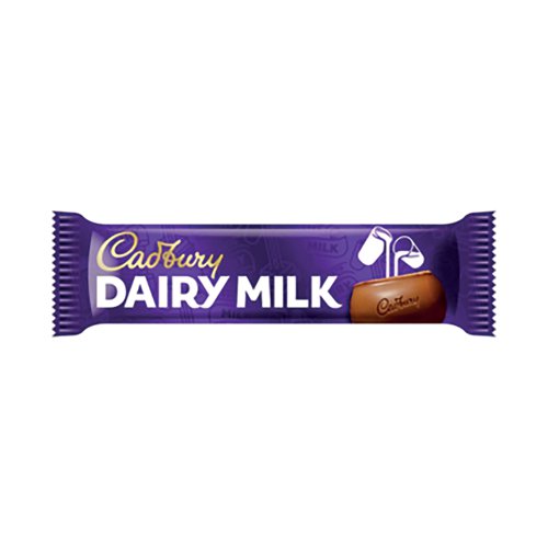 Cadbury Dairy Milk Chocolate Bar 45g (Pack of 48) 968169 ARN74353 Buy online at Office 5Star or contact us Tel 01594 810081 for assistance