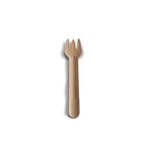 These environmentally friendly, compostable paper forks are an excellent alternative to plastic cutlery which takes decades to decompose. Made from uncoated, food safe paper, they are ideal for use when out and about or in catering sectors. Suitable for most hot and cold foods with the exception of high temperature foods such as noodles, soups, etc. Supplied in a pack of 100.