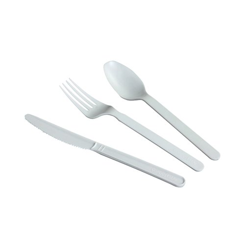 Planet Biodegradable and Compostable CPLA Cutlery Spoon Pack 50 NHLCPLAS1000