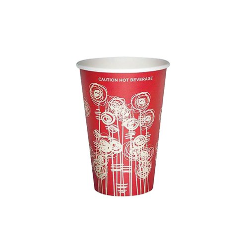 Paper Vending Cup 9Oz 25cl Swirl Design (Pack of 1000) HHPAVC09A - AS30037