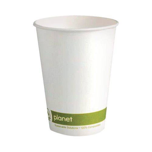 Planet 8oz Single Wall Cups Pack 50 HHPLASW08