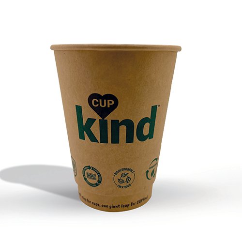 Cup Kind 12oz Paper Hot Cup 20x25 (Pack of 500) CKPF12DW