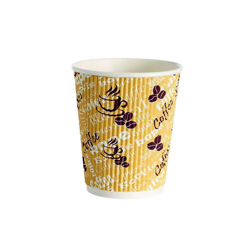 4Aces Ripple Red Bean 8oz Paper Cup (Pack of 500) HHRWPA8